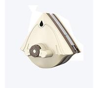 Nettoyage magnétique double face des vitres, Nettoyeur de vitres magnétique en forme de triangle, brosse d'essuie-glace Double face Beige