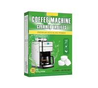 Nettoyage pour machine à café, nettoyage machine de nettoyage pour machine à café, détartrage effervescent, pour les taches, nettoyage du filtre, maintien d'une infusion fraîche (Green, 14cm)
