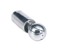Nettoyage rotatif en acier inoxydable Boule de pulvérisation rotative à filetage femelle 1/2 pouce, boule nettoyage réservoir sanitaire en acier inoxydable BSP 304, 1 pièce
