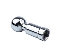 Nettoyage rotatif en acier inoxydable Boule de pulvérisation rotative en acier inoxydable, couverture à 360 degrés, filetage femelle, tête nettoyage du réservoir, raccord lavage, 1 pièce(1-1/4 inch)