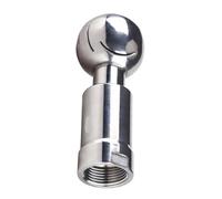 Nettoyage rotatif en acier inoxydable Boule de pulvérisation rotative en acier inoxydable SS304, filetage femelle BSP 1/2"-2", raccord lavage CIP à 360 degrés, 1 pièce(1-1/4 inch)