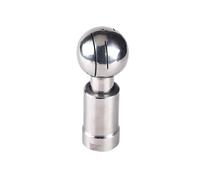 Nettoyage rotatif en acier inoxydable Boule de pulvérisation rotative en acier inoxydable SS304, filetage femelle sanitaire, couverture à 360 degrés, raccord lavage, 1 pièce(3/4 inch)