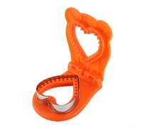Nettoyage sans effort avec anneau de coupe amovible pour passer moins de temps à nettoyer (orange)