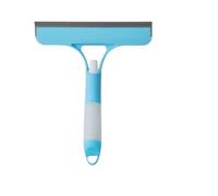 Nettoyant 3 en 1 pour vitres et miroirs avec flacon pulvérisateur, grattoir et raclette pour fenêtres, carrelage de cuisine, portes de douche et surfaces de salle de bain