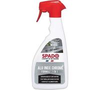Spado Nettoyant Alu/Inox/Chrome 2 en 1 – Dégraisse & Détartre – Contact alimentaire – 500 ml