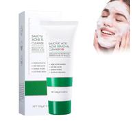 Nettoyant Anti-Bouton À L'acide Salicylique, Mousse Nettoyante Pour Le Visage, Pour Nettoyer les Pores en Profondeur et Hydrater la Peau