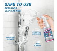 Nettoyant anti-calcaire cabine de douche - 60ML - avec 2 chiffons de nettoyage - nettoyant pour salle de bain