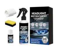 Nettoyant anti-oxydation pour phares - Détachant et effaceur de rayures | Liquide rénovateur de phares auto | Pour camion, SUV, fourgon, tracteur, véhicule