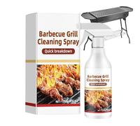 Nettoyant anti-rouille pour barbecue | Nettoyant anti-adhésif pour grille de barbecue, 120 ml, nettoyant pour barbecue et grille en spray pour nettoyer en toute sécurité les aliments brûlés et la