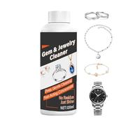 Nettoyant Bijoux,Agent d'entretien bijoux pour machine à ultrasons | Solution De Nettoyage Boucle D'Oreille | Bague, boucle d'oreille, bracelet de montre, collier, bracelet, usage domestique