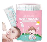 Nettoyant Buccal Bébé - Nettoyant Buccal Pour Bébé, Bâton De Nettoyage Buccal Doux 30 Pièces - Nettoyeur De Gomme De Gaze De Langue Orale Portable, Nettoyeur De Langue De Brosse À Dents Flexible