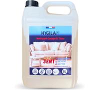 Nettoyant Canapé & Tissu Professionnel 5L Concentré à Diluer Compatible Injection/Extraction & Shampouineuse Matelas Tapis Moquette