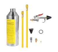 Nettoyant Climatisation AC - Kit d'Outils de Nettoyage Professionnel pour Système AC Auto | Flacon de Nettoyage avec Bidon INOX pour Condenseur et Circuit Automobile