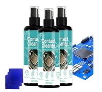 Nettoyant Contact Electrique, Nettoyant Contacts Electronique Convient Au Nettoyage Des Contacts Dans L'électronique Automobile Cartes De Circuits Imprimés,Adaptés Aux Connecteurs,100 Ml (3PC)
