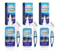 Nettoyant Cuisine Détachant, 2025 Nouveau Produit Menager Entretien Maison Extra fort Dégraissant Avec Pinceau, Nettoyant Salle de Bain Anticalcaire Produit Nettoyant Sol pour Cuisine et (3pcs)