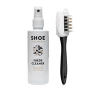 Shoe Clinic Nettoyant pour Daim et Protecteur pour Daim 125 ML | Nettoie et protège en Profondeur | Utilisation sur Les Chaussures habillées, Baskets, Bottes, Talons, Sandales, Claire, 125ml