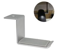 Nettoyant de bureau en alliage d'aluminium, crochet pliable pour casque audio
