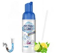 Nettoyant de drain, nettoyant d'élimination de mousse mouche, nettoyants de drain moussants et désodorisants, nettoyants d'évier en spirale mousse pour évier de salle de bain (1 pcs)