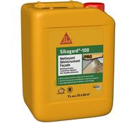 Nettoyant de façade-Sikagard 100-Désincrustant-Multisupports -Idéal contre les traces noires,vertes et rouges-Pour 25 à 40m2-5L