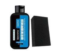 Nettoyant de film d'huile de fenêtre de voiture - Nettoyant de film d'huile de verre de voiture - Pâte de nettoyage pour pare- automobile - Nettoyant multifonction avec éponge