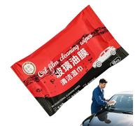 Nettoyant de film d'huile pour fenêtre de voiture, lingettes nettoyantes pour pare-brise, fournitures d'élimination des taches d'intérieur de véhicule pour volant, camping-car, camion