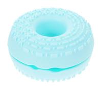 Nettoyant de Maquillage pour Pinceaux, Bol en Silicone Bleu | Forme Donut, Nettoyage Complet et Doux, Usage Multi-fonction pour Petits Objets, Accessoire Compact