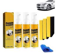 Nettoyant de mousse pour voiture, nettoyant de mousse polyvalent, Spray de restauration de voiture Neat (3Pcs)