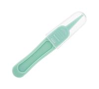 Nettoyant de nez d'oreille rond - Tweezers en acier inoxydable, outil de toilettage de précision, clip de soins personnels multi-usages, nettoyant de nombril manuel | Corps durable avec capuchon de