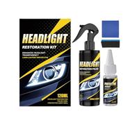 Nettoyant de phares de voiture - Agent de polissage automobile adaptable avec éponge | Kit de lavage de phares multifonction pour l'entretien des véhicules, protection de lavage, garage, camion