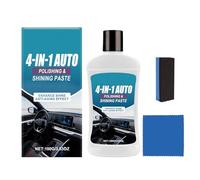 Nettoyant De Polissage Pour L'Intérieur De La Voiture - 100g Pâte De Polissage Et De - Nettoyant d'Entretien pour Habitacle Automobile,Pour Entretien Auto Détail Sièges Garnitures Cuir Tableau De Bord