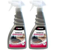 Nettoyant & Degraissant Intensif pour Barbecue Helvet - Dissout Efficacement les Graisses & les Suies - Apte au contact Alimentaire - 500 mL (Lot de 2)