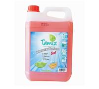 Nettoyant Dégraissant Multi-surfaces TAMIZ 5en1 - Bidon 5L Professionnel Parfum Clémentine Orange - Nettoie, Dégraisse, Fait Briller - Usage Cuisine, Sols, Vitres, Collectivités