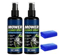 Nettoyant dégraissant pour tondeuse robuste, 100ML (2Pcs) | Élimine l'accumulation d'herbe pour tondeuses à gazon, les coupe-bordures, les outils de jardin, restaure une finition propre