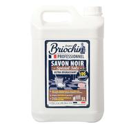 JACQUES BRIOCHIN - Savon Noir Liquide Spécial Sols - Nettoyant Sol - Ingrédients d'Origine Naturelle - Nettoie, Dégraisse & Fait Briller - Certifié ECOCERT - Fabriqué En France - 100 Lavages - 5L