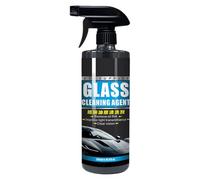 Nettoyant Dégraissant Vitre Voiture | Nettoyant Vitres Auto 500ml - Élimine Les Traces D'huile Pour Entretien Quotidien Préparation La Pluie Et Voyage Longue Distance