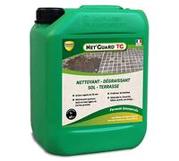 Nettoyant Désincrustant Gras Saletés -Net Guard Tache Grasse -Agit 30 Min-Toute Pierre Travertin Marbre-5L-40m2