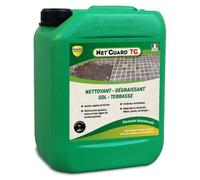 Nettoyant Désincrustant Gras Saletés -Net Guard Tache Grasse -Agit 30 Min-Toute Pierre Travertin Marbre-5L-40m2