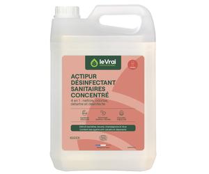 Nettoyant désinfectant sanitaires concentré Le Vrai Actipur 5 L