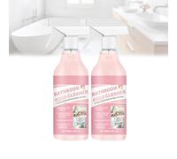 Nettoyant détachant puissant pour salle de bain, nettoyant multi-surfaces multifonction pour salle de bain, porcelaine, détachant rapide, parfum frais (Peach2PCS)