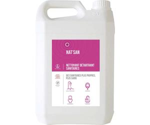 Nettoyant détartrant désinfectant sanitaires écocertifié - bidon de 5L ECOWAY - 57647