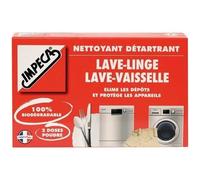 Nettoyant détartrant - IMPECA - Lot de 2 doses - Lave-linge et lave-vaisselle - En poudre