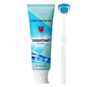 Nettoyant doux pour la langue, brosse rafraîchissante pour l' profonde, élimination du revêtement, gel de soin buccal robuste, nettoyant pour la langue au design doux, accessoire d'hygiène pour