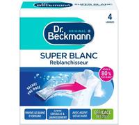 Nettoyant DR BECKMANN Super Blanc Reblanchisseur 4x40g