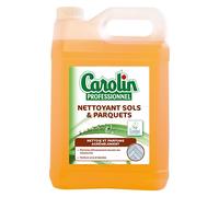 Nettoyant écologique parquet Carolin cire d'abeille - Bidon de 5 litres