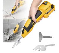 Nettoyant Électrique For Coulis De Carrelage, 2 000 MAh Et Lame À Un Bouton | Lames En Acier De 1,8 Mm + Spatule, Positionnement Précis, For Les Interstices Des Carreaux, Les Murs Et Les Sols