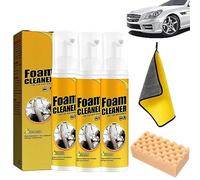 Nettoyant en Mousse All Around Master, Mousse nettoyante en Mousse, Nettoyant en Mousse Polyvalent, Nettoyant en Mousse Multifonctionnel pour Voiture (100ML, 3pièces)