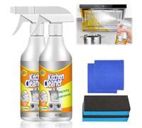 Nettoyant en mousse de cuisine, 2025 Spray de nettoyage de cuisine amélioré, dégraissant simple et fort, pulvérisateur de nettoyant en mousse polyvalent, vaporisateur de nettoyage de bulles, cagoules