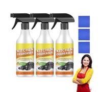 Nettoyant en mousse dégraissante pour cuisine, spray de nettoyage dégraissant résistant, sans danger pour la cuisine, 120 ml ou plans de travail, fours, casseroles et poêles (3)