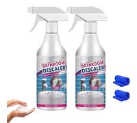 Nettoyant en mousse détartrant pour salle de bain, détartrant pour salle de bain, nettoyant pour taches tenaces, spray mousse de nettoyage tout usage, nettoyant anti-calcaire, spray nettoyant mousse