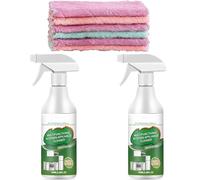 Nettoyant en mousse enzymatique polyvalent, spray nettoyant pour appareils de cuisine, dégraissant robuste pour éliminer les taches, polyvalent, puissant et parfait pour la maison (2Pcs)